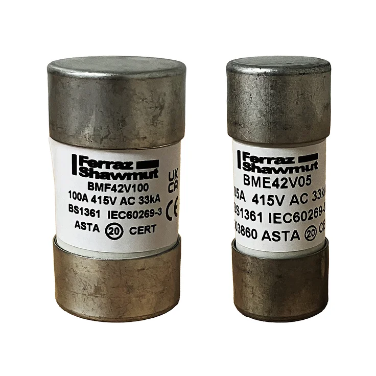 BS 1361 consumer unit cartridge fuses of various ratings